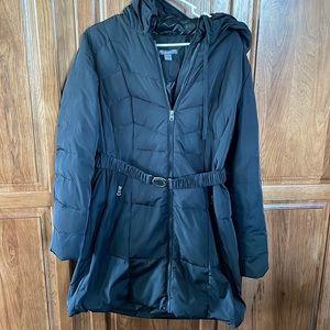 Black Maternity Down Jacket-Pea in the pod size Medium